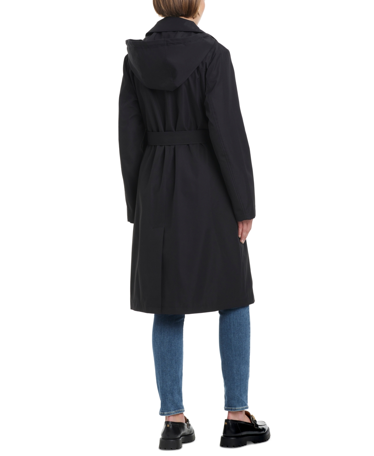 Kate Spade New York Women's Hooded Bibbed Raincoat