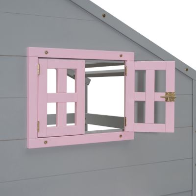 Streamdale Twin Bunk Bed with Drawers, Storage, and Playhouse