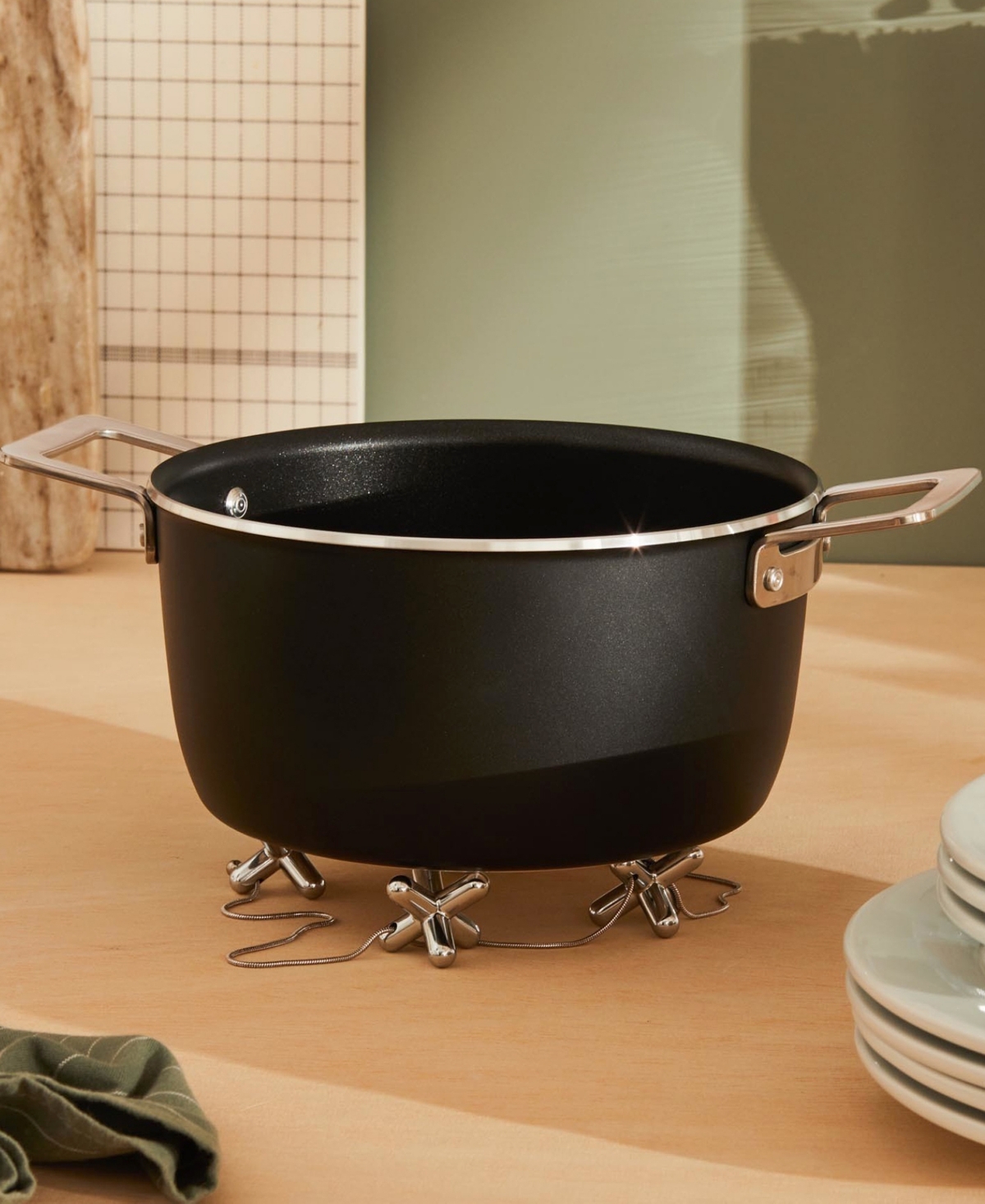 Alessi Trivet By Lpwk, Gabriele Chiave In Silver