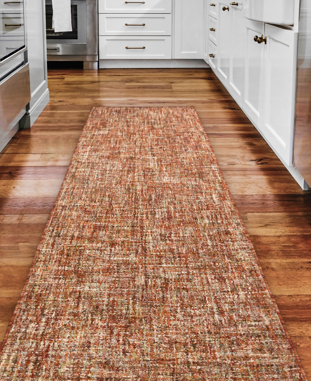 Dalyn Mateo Me1 2'3"x7'6" Runner Area Rug In Paprika