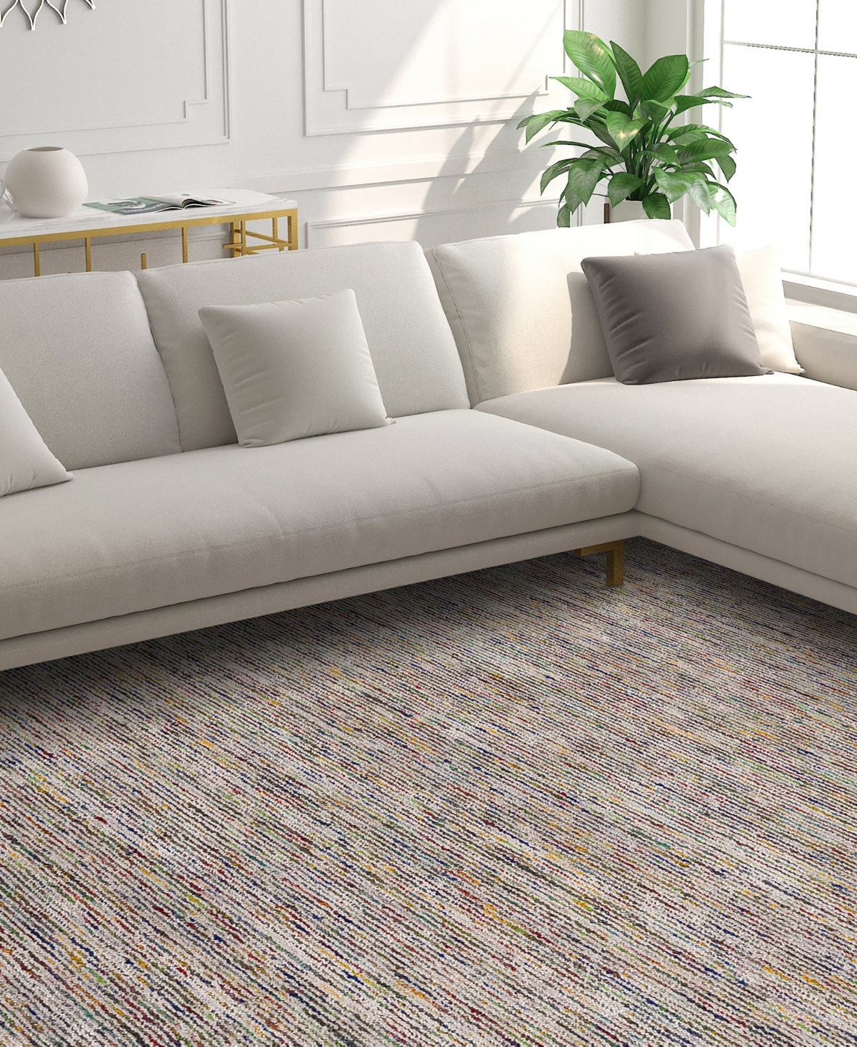 Dalyn Arcata Ac1 9'x13' Area Rug In Confetti