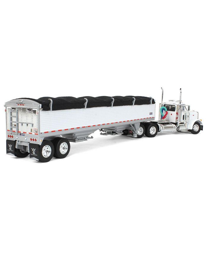 First Gear DCP 1/64 White Peterbilt Day Cab with White Wilson ...