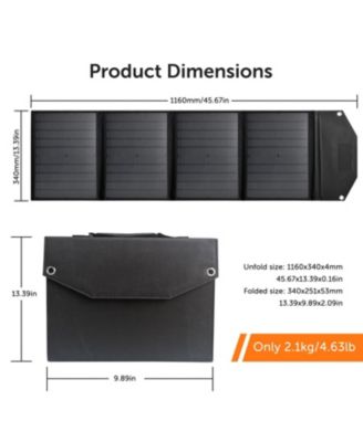 Portable Power Station: 320W, 298Wh/93120mAh &amp; 40W Solar Panel - Combo