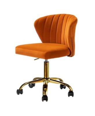 VEBREDA High Adjustable Back Executive Office Chair with Armrest-Brown
