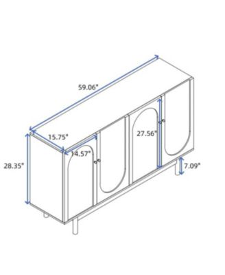Storage Cabinet with Adjustable Shelf