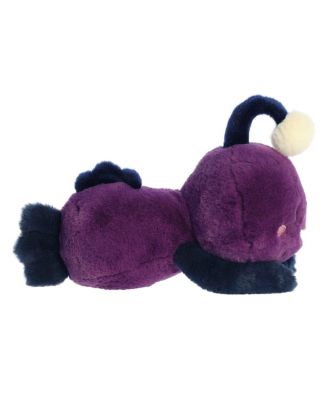 Small Ani Angler Fish Too Cute Playful Plush Toy Purple 9"
