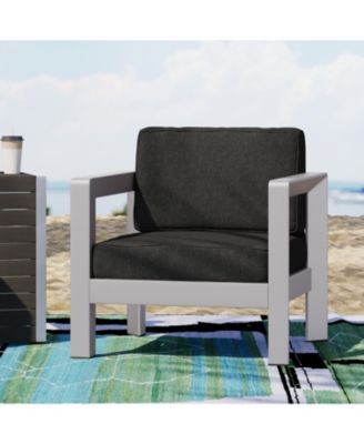 Luxurious Low-Profile Outdoor Club Chair with Deep Seating