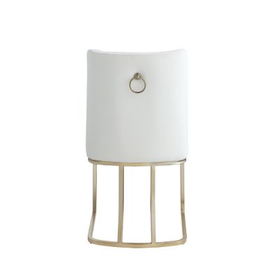 Velvet Upholstered Dining Chairs (Set of 2)