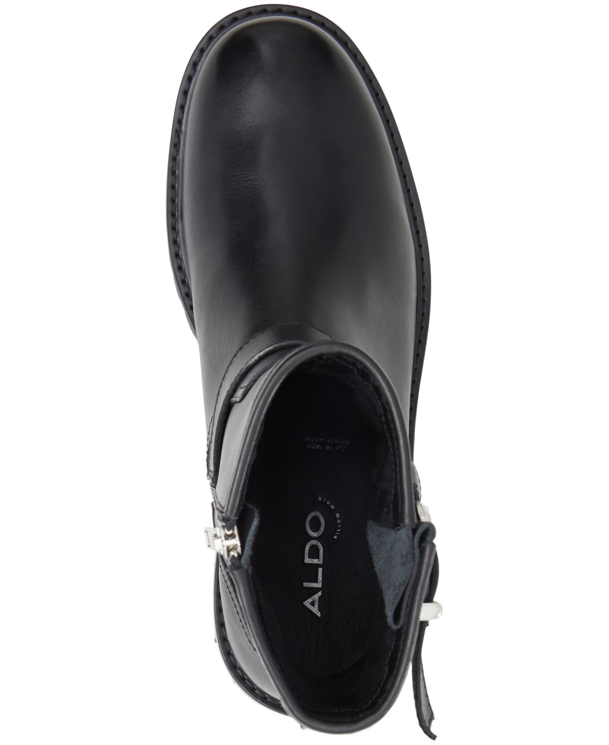 Shop Aldo Men's Carys Leather Ankle Boots In Black