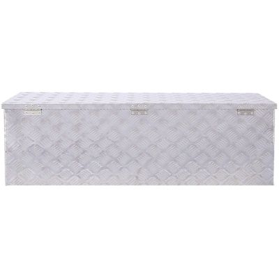 48"(L) x 15"(W) x 15"(H) Premium Aluminum Tool Box for Trucks, Trailers, and Garages