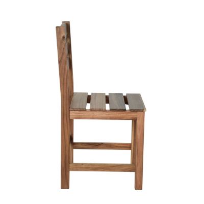 Streamdale Acacia Wood Dining Set Table, Bench, 4 Chairs