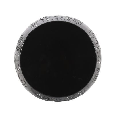 Streamdale Modern Palm Leaf Side Table with Durable Iron Frame