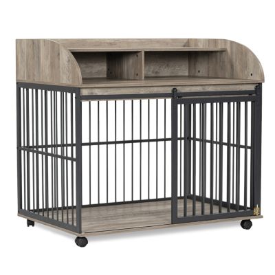 Streamdale Chic Dog House Furniture-Style Crate with Storage