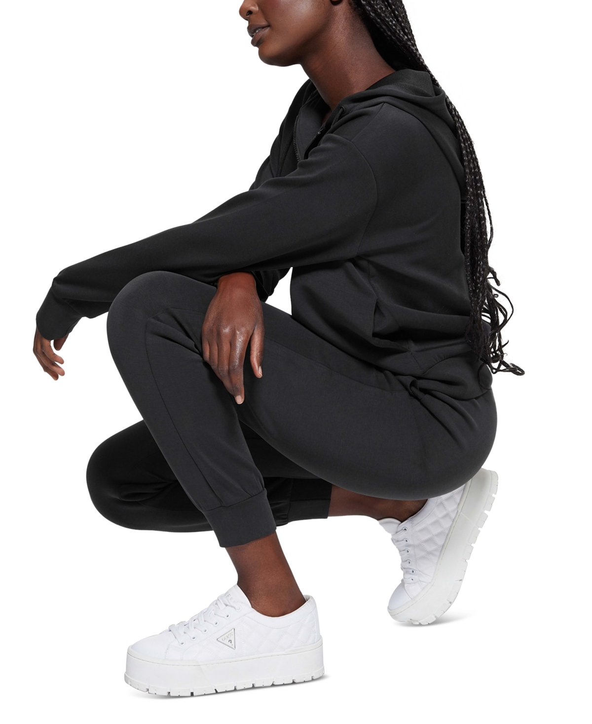 Guess Women's Olympe Jogger Pants - JET BLACK A996