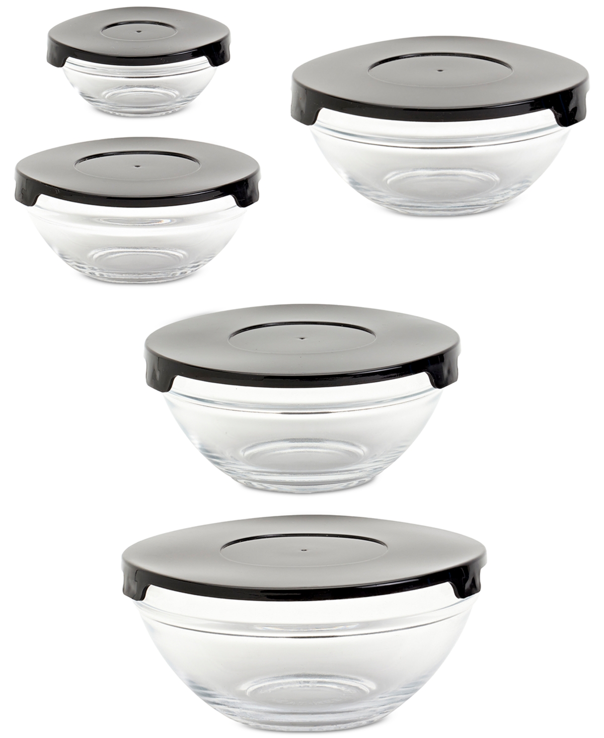 Basic Essentials 32-pc. Nonstick Aluminum Cookware Set In Black