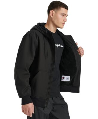 Men's Sport Shell Hooded Zipper Jacket 