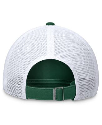 Men's Green Oakland Athletics Evergreen Wordmark Trucker Adjustable Hat