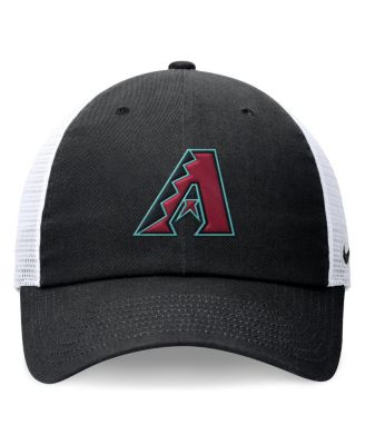 Men's Black Arizona Diamondbacks Evergreen Club Trucker Adjustable Hat