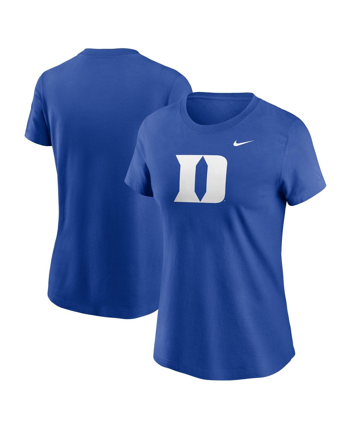 Nike Women's Royal Duke Blue Devils Primetime Evergreen Logo T-shirt