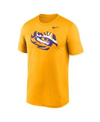 Men's Gold LSU Tigers Primetime Legend Alternate Logo T-Shirt