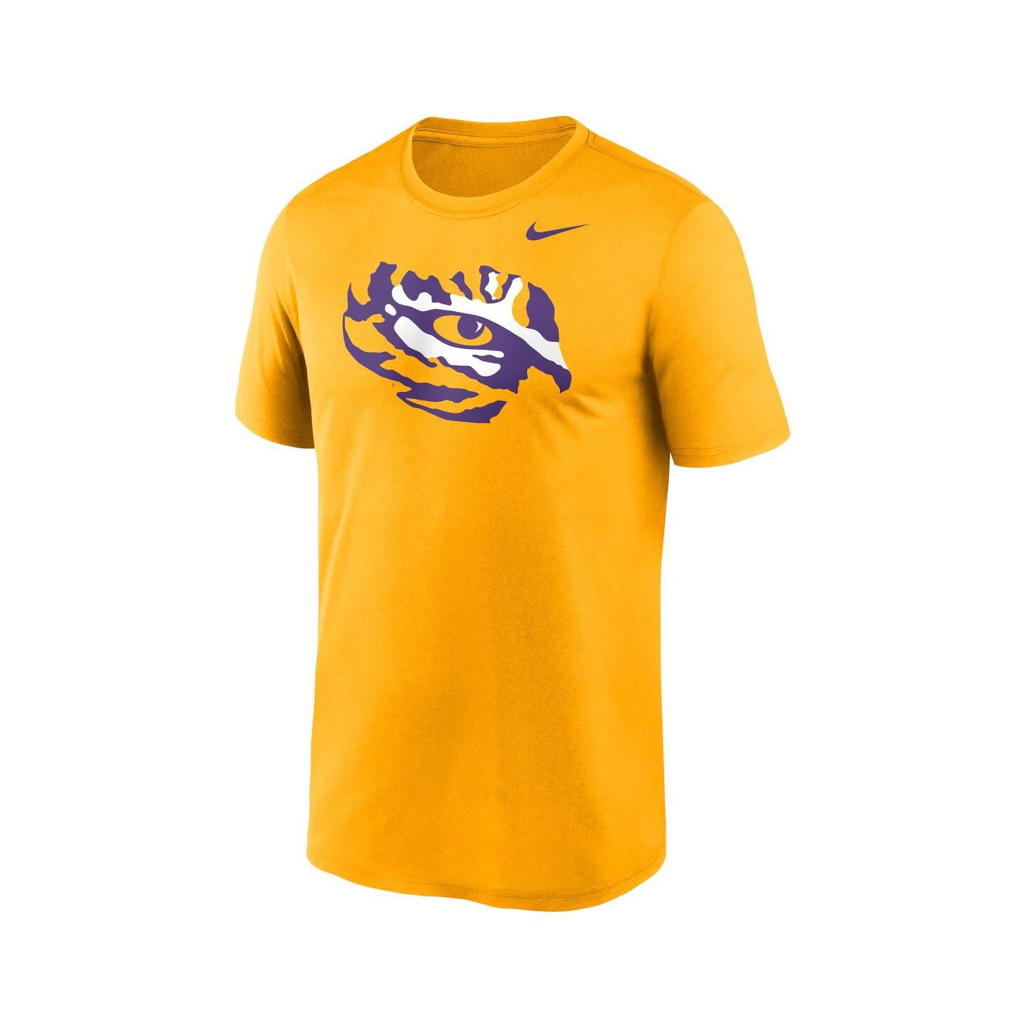 Мужская футболка Nike Gold LSU Tigers Primetime Legend Alternate Logo — фото 3