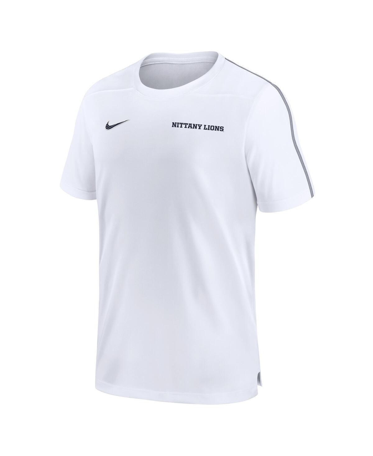 Nike Men's Penn State Nittany Lions 2024 Sideline Coach Performance T-shirt - Navy