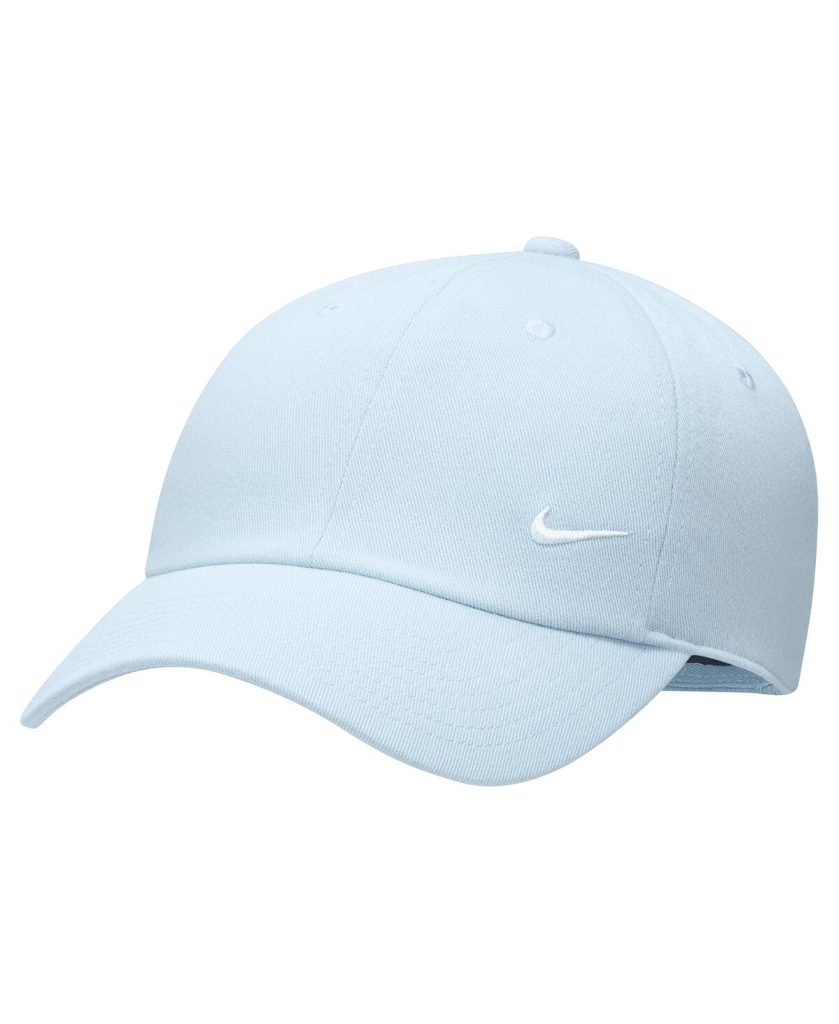 Men's and Women's Light Blue Swoosh Club Performance Adjustable Hat - Light Blue