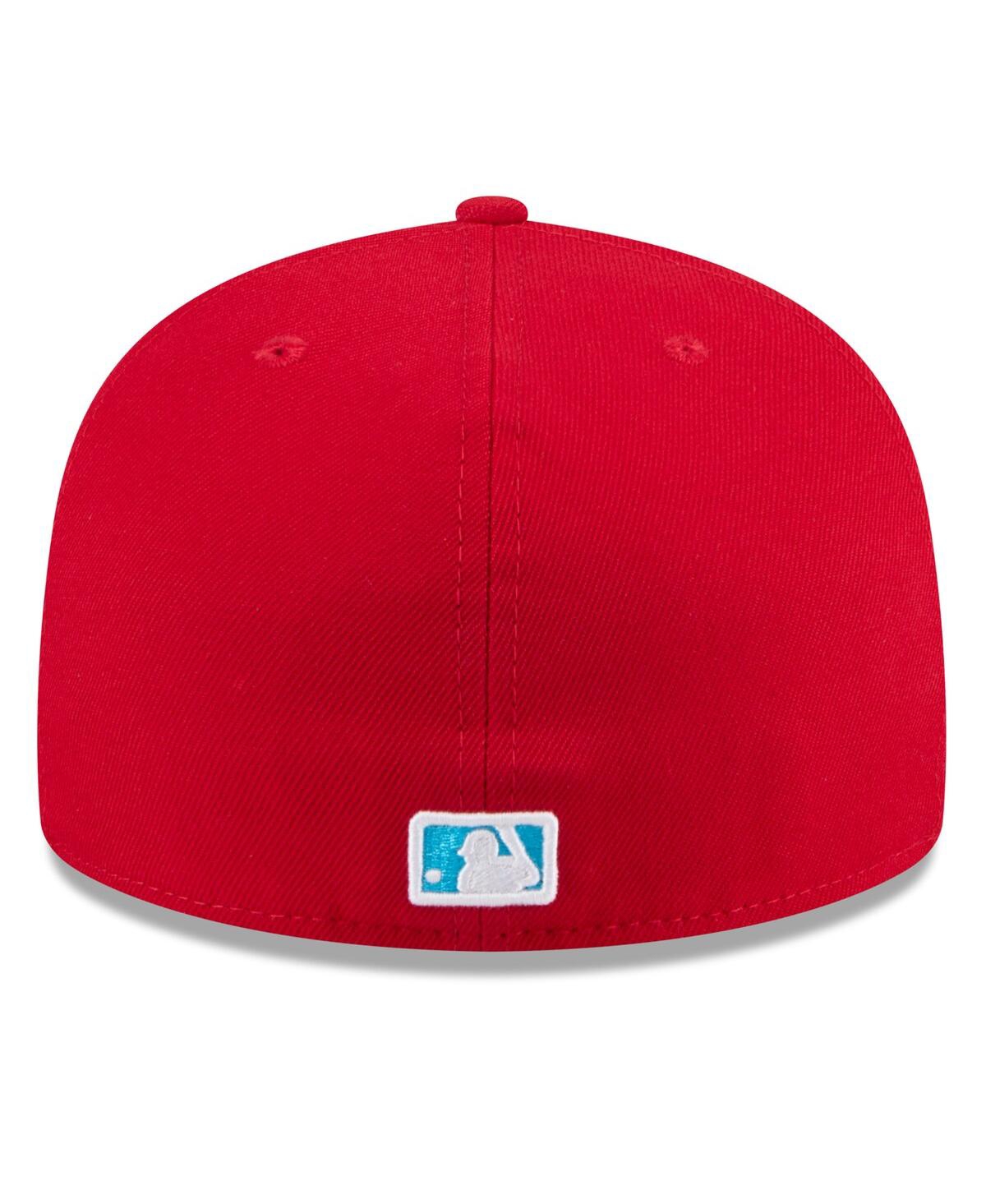 New Era Men'sCincinnati Reds 2024 Father's Day 59FIFTY Fitted Hat - Red
