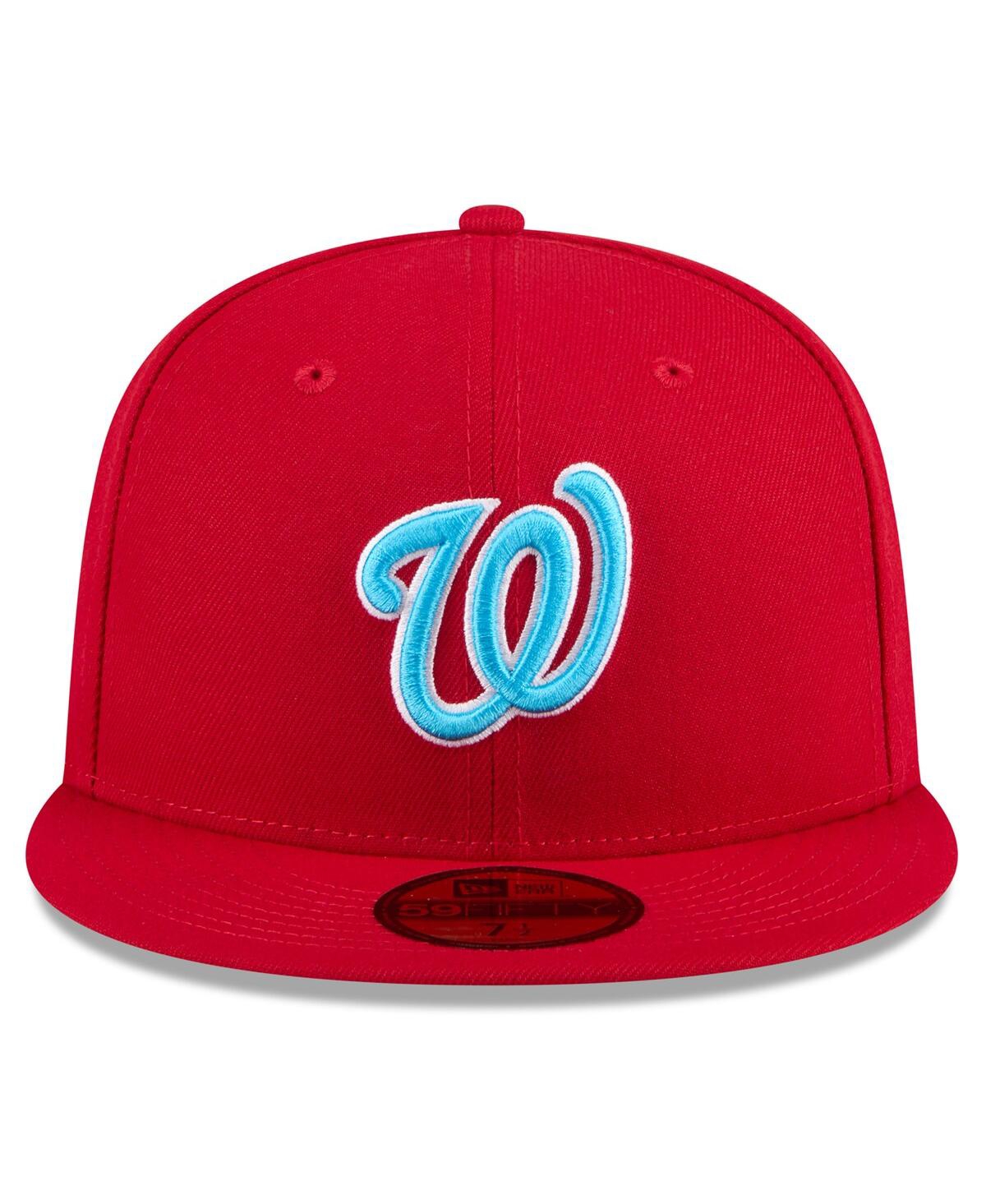 New Era Men'sWashington Nationals 2024 Father's Day 59FIFTY Fitted Hat - Red