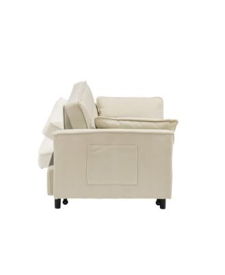  Breathable Modular Sofa Bed with Metal Legs