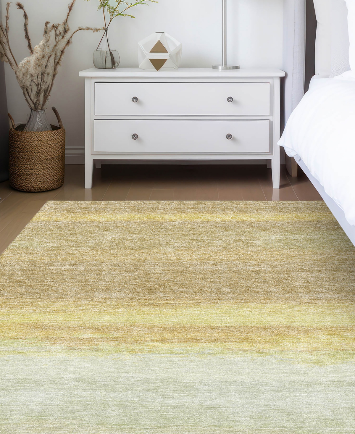 Dalyn Trevi Washable Tv2 5'x7'6"area Rug In Tan