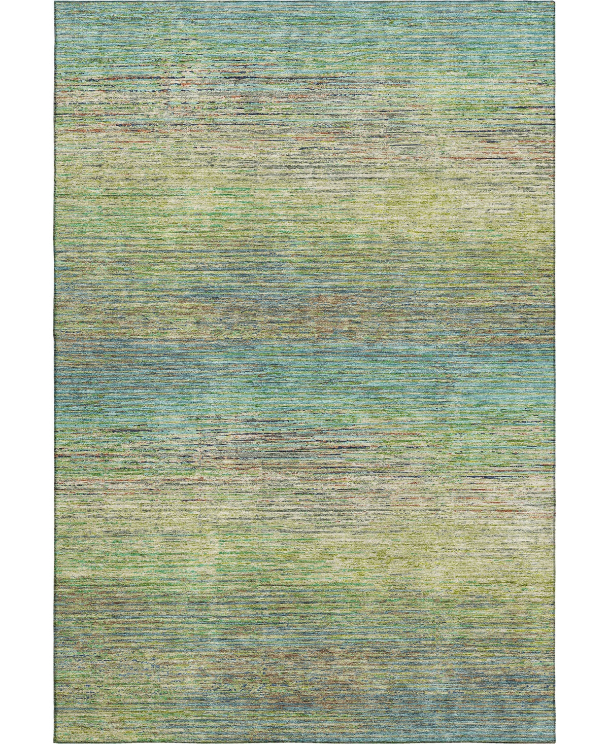 Dalyn Trevi Washable Tv1 2'3"x7'6" Runner Area Rug In Sage