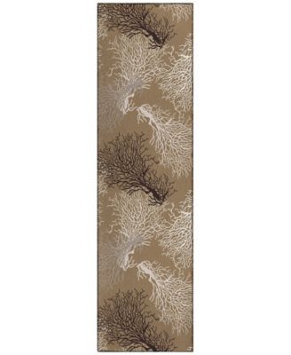 Seabreeze Washable SZ3 2'3x7'6 Runner Area Rug
