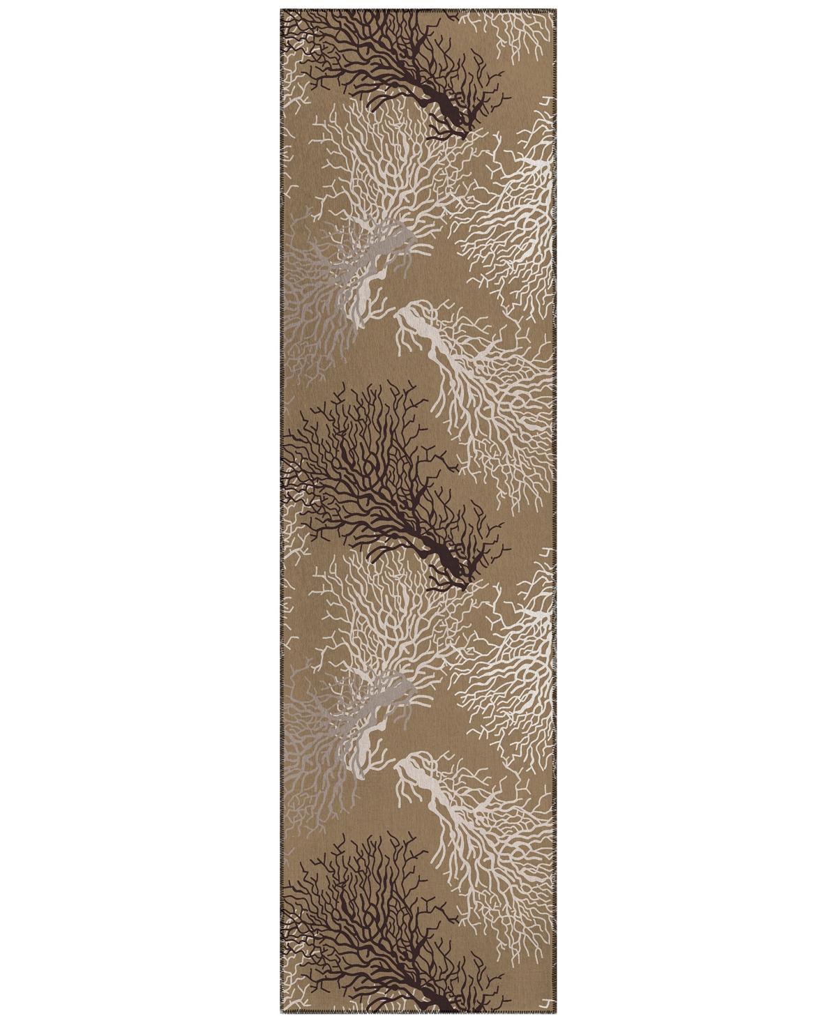 Dalyn Seabreeze Sz3 2'3x7'6 Runner Area Rug In Taupe