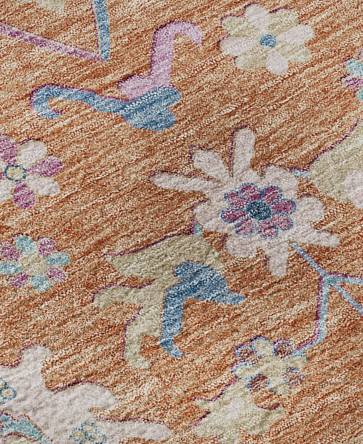 Dalyn Hatay Washable Hy7 3'x5' Area Rug In Orange