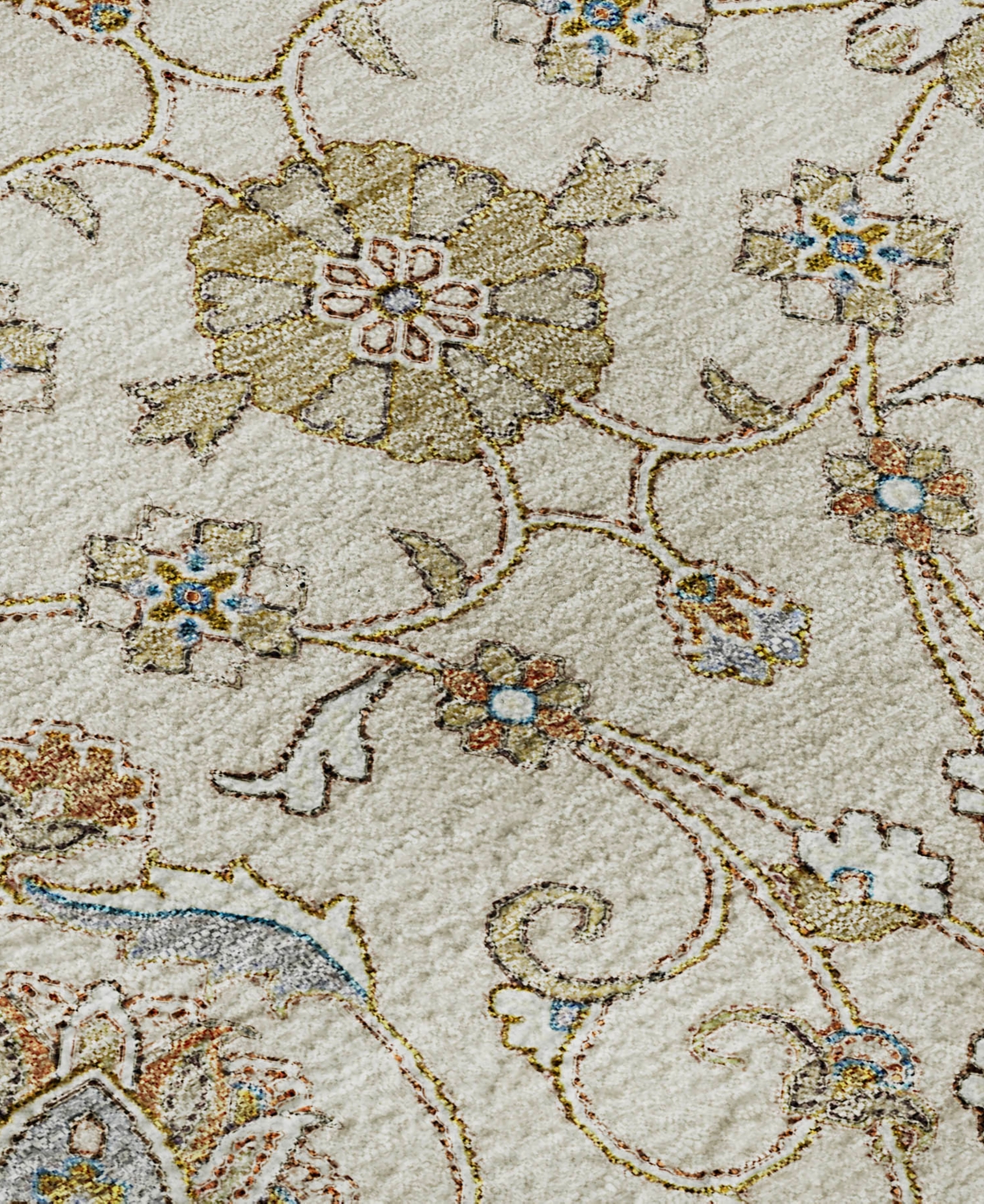 Dalyn Hatay Washable Hy1 2'3"x7'6" Runner Area Rug In Ivory
