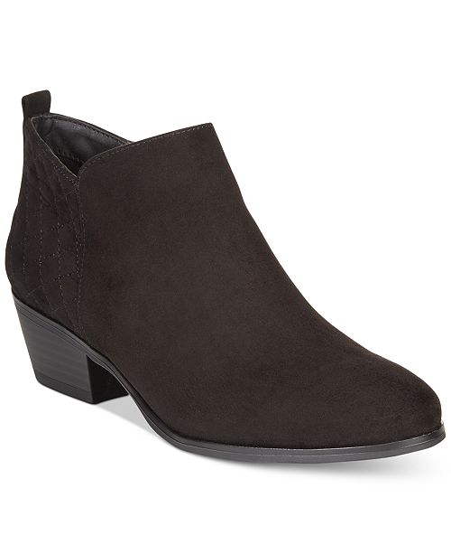 Style & Co Wessley Casual Booties, Created for Macy's & Reviews - Boots ...