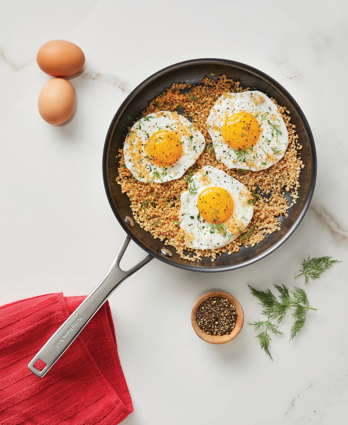 Kitchenaid Nitro 10" Carbon Steel Skillet In Black