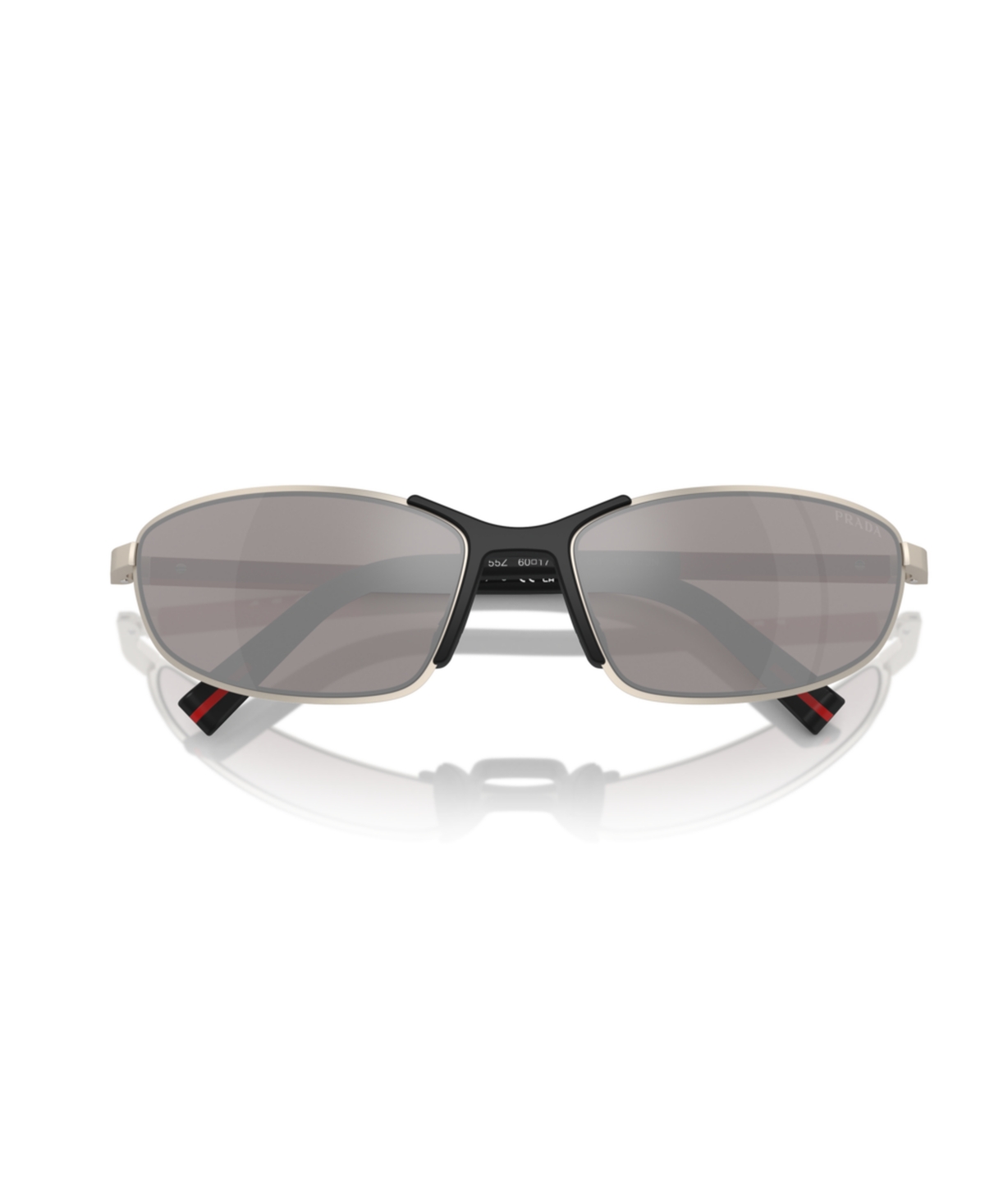 Prada Linea Rossa Man Sunglass Ps 55zs In Gunmetal