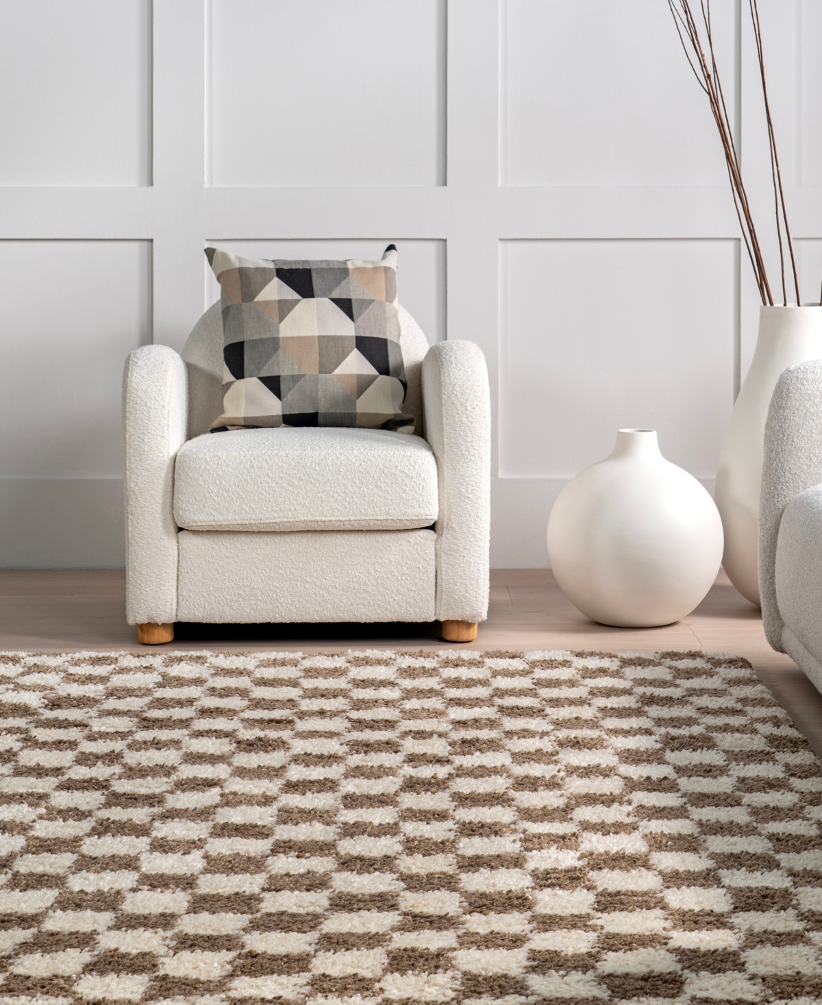 Nuloom Blaze Adelaide 5'3"x7'6" Area Rug In Beige