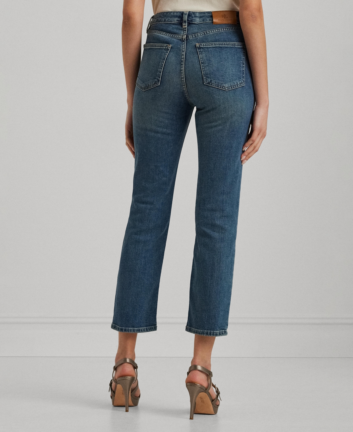 Lauren Ralph Lauren Women's High-Rise Straight Ankle Jeans, Regular & Petite