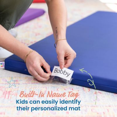 RestZone SoftZone Rainbow Rest Mat, 2in, Assorted, 5-Piece