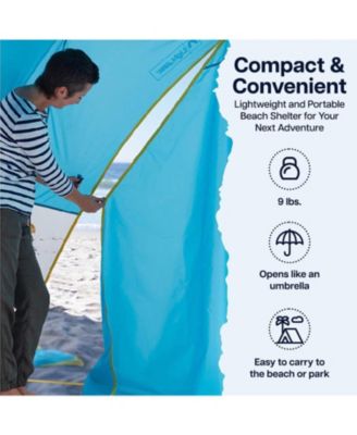 Lightspeed Outdoors Tall Canopy with Shade Wall, Deep Navy