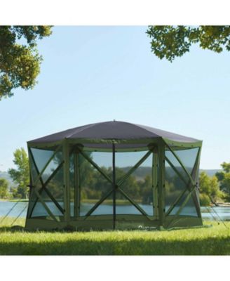 Lightspeed Outdoors Pop-Up 6-Sided Screen Shelter, Green, 1