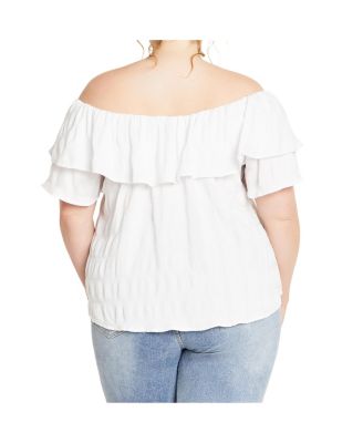 Plus Size Christy Off Shoulder Top