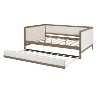 Streamdale Daybed with Trundle and Nailhead Accents