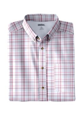 Big & Tall Short Sleeve Wrinkle-Free Sport Shirt