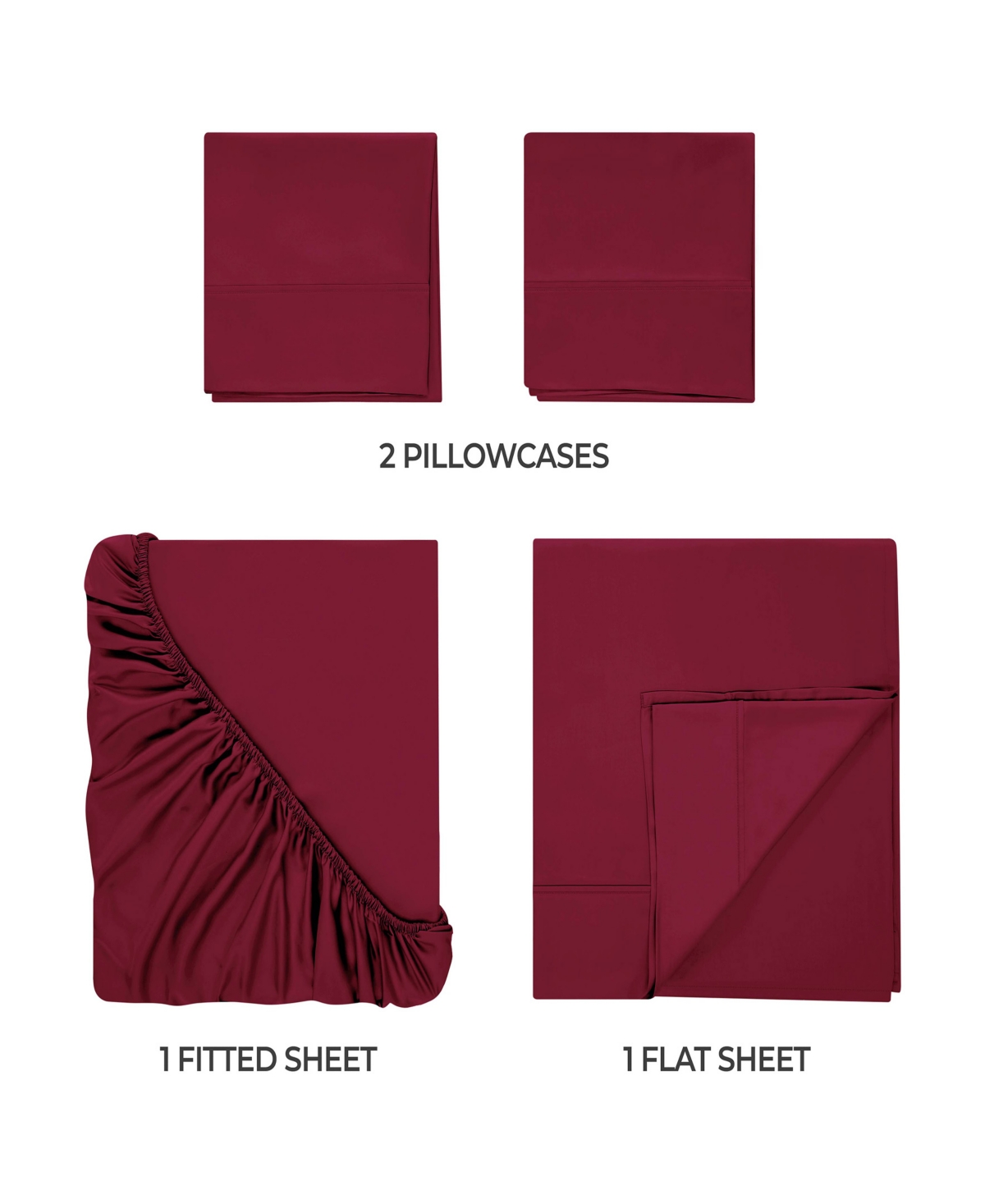 Superior Modal From Beechwood 300 Thread Count Lightweight Cooling Solid Deep Pocket Bed Sheet Set, Xl