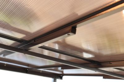 Sturdy Wall-Mounted Lean to Awning for Heavy Weather Protection