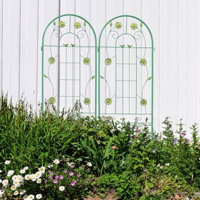 Rustproof 71" Garden Trellis for Climbing Plants